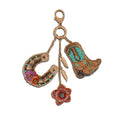 Mary Frances Handmade High Noon Western Beaded Bag Charm