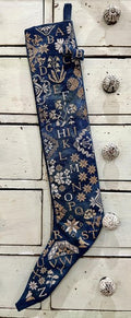 KATHY BARRICK "Quaker Stocking" • Counted Cross Stitch Pattern • Sampler, Pattern Only