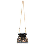 Mary Frances Handmade Le Jardin Beaded Crossbody Handbag