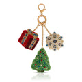 Mary Frances Handmade Winter Spirit Beaded Bag Charm