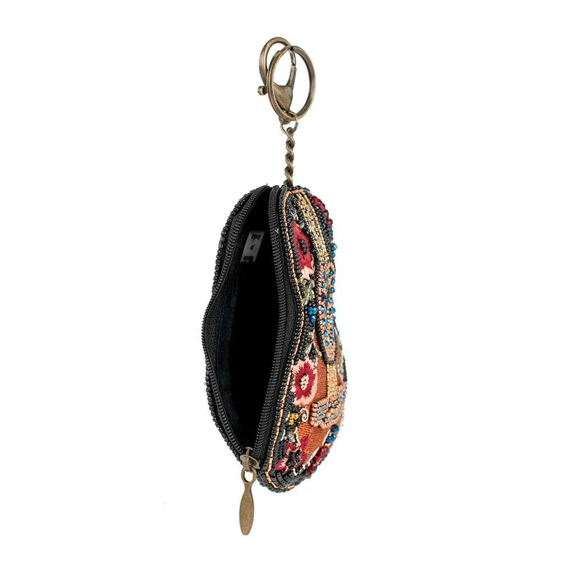 Mary Frances Handmade Classical Vibe Beaded Coin Purse