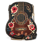 Mary Frances Handmade Classical Vibe Beaded Crossbody Handbag