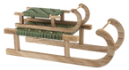 GANZ ~ Green Woven Decorative Christmas Sleds – 2-Piece Set