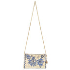 Mary Frances Handmade Easy Street Crossbody Beaded Phone Bag