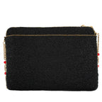 Mary Frances Handmade Holiday Magic Beaded Shoulder Bag