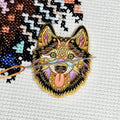MELOCA DESIGNS ~ Mandala Husky Dog Needle Minder | Enamel Needle Minder | Magnetic | Cross Stitch | Sewing Accessory | Cat Gift | Fridge Magnet (Copy) (Copy)
