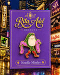 Rita Adel Designs Needle Minder ~ Stepping Out Frog Style Needle Minder, Handcrafted Stitching Accessory, Needle Dock, Needlework Tool