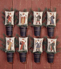 The Prairie Schooler OLD WORLD SANTaS II Counted Cross Stitch Leaflet Pattern Chart Book No. 88