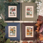 The Prairie Schooler COUNTRY SEASONS Counted Cross Stitch Leaflet Pattern Chart Book No. 123