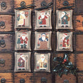 The Prairie Schooler ST. NICHOLAS Counted Cross Stitch Pattern, Santa, Christmas, Ornaments, Hoffman Reprint, Pattern Chart Book No. 20