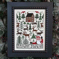 The Prairie Schooler REINDEER ROUNDUP Cross Stitch Pattern Design Chart Book No. 182