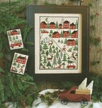 The Prairie Schooler CHRISTMAS TREE FARM Counted Cross Stitch Leaflet Pattern Design Chart Book No. 198 euc