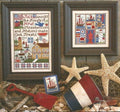 JULY The Prairie Schooler Counted Cross Stitch Pattern Design, Summer, Sampler, Lighthouse,  Chart Book No. 154