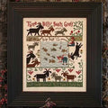 3 BILLY GOATS GRUFF, The Prairie Schooler Counted Cross Stitch Pattern Design Chart Book No. 179