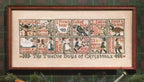 The TWELVE DAYS Of CHRISTMAS, The Prairie Schooler Counted Cross Stitch Pattern Design, Chart Book No. 74