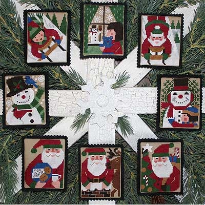The Prairie Schooler HOLLY DAYS Counted Cross Stitch Leaflet Pattern Design Chart Book No. 157