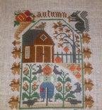 PRAIRIE SEASONS, The Prairie Schooler Counted Cross Stitch Leaflet Pattern Design Chart Book No. 50