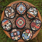 The Prairie Schooler FOLK EGGS Counted Cross Stitch Pattern Leaflet Chart Book No. 169