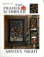 The Prairie Schooler SANTA'S NIGHT Counted Cross Stitch Pattern, Christmas, Santa, Winter, Chart Book No. 175