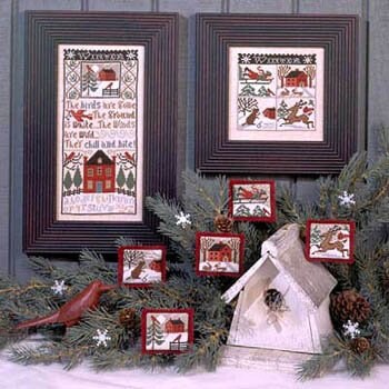 The Prairie Schooler WINTER WIND Counted Cross Stitch Leaflet Pattern Chart Book No. 133