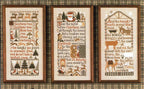 The Prairie Schooler CHRISTMAS SAMPLERS Counted Cross Stitch Pattern Chart Book No. 63