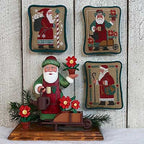 SANTAS REVISITED III The 1987, 1993 & 1996 Schooler Santas by Prairie Schooler, Cross Stitch Pattern, Hoffman Reprint, Chart Book No. 204