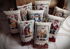 The Prairie Schooler ST. NICHOLAS Counted Cross Stitch Pattern, Santa, Christmas, Ornaments, Hoffman Reprint, Pattern Chart Book No. 20