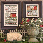 The Prairie Schooler "MAY", Counted Cross Stitch, Spring, Sheep, Americana, Farm, Chart Pattern Book No. 168