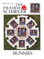 The Prairie Schooler BUNNIES Counted Cross Stitch Pattern Leaflet Chart Book No. 178