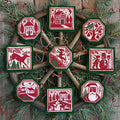 CRANBERRY CHRISTMAS By The Prairie Schooler Counted Cross Stitch Leaflet Pattern Chart Book No. 142