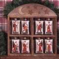 The Prairie Schooler OLD WORLD SANTAS Counted Cross Stitch Pattern, Christmas, Ornaments, Hoffman Reprint, Chart Book No. 80
