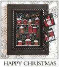 The Prairie Schooler HAPPY CHRISTMAS Counted Cross Stitch Pattern Leaflet Design Chart Book No. 190