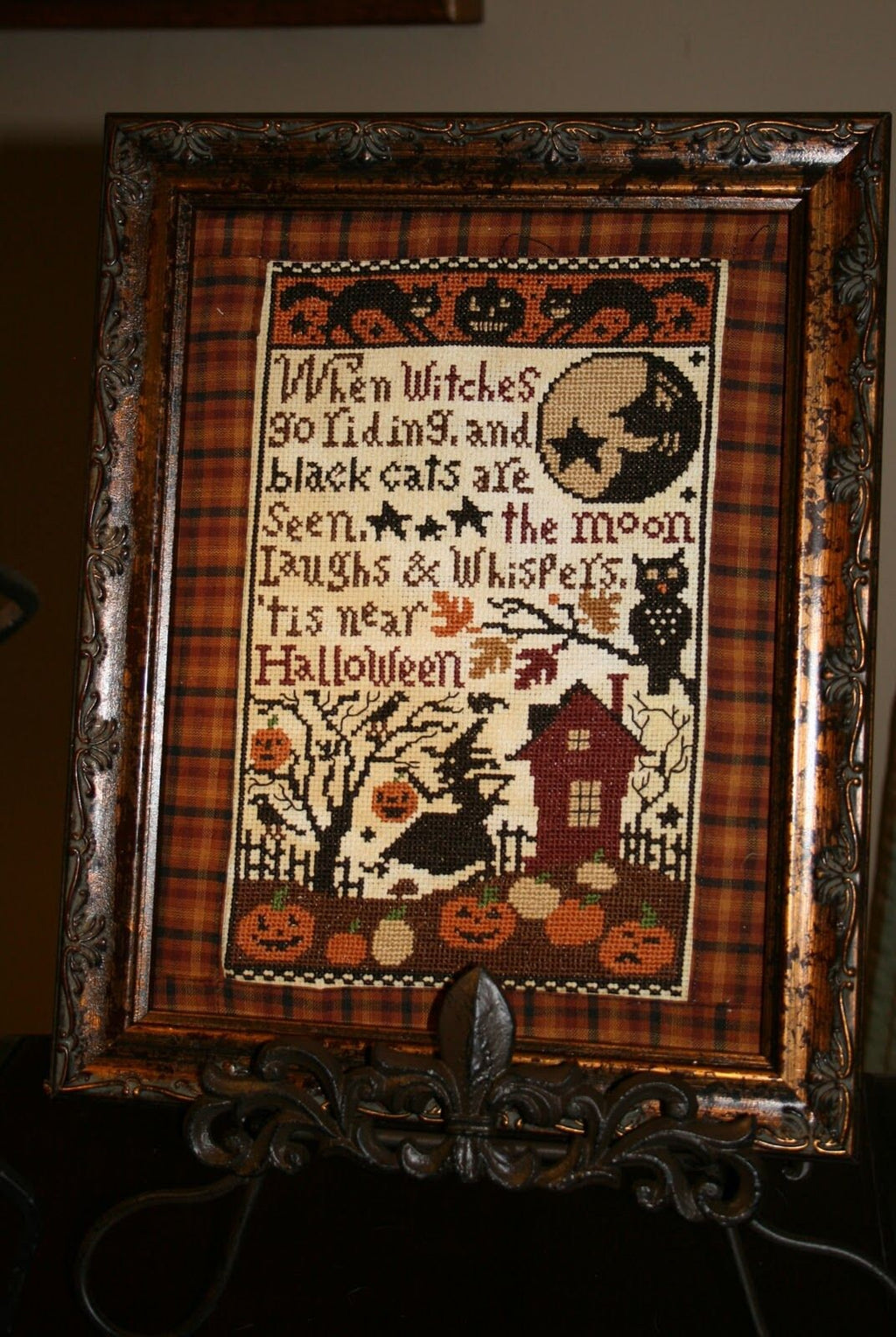 WHEN WITCHES Go RIDING By The Prairie Schooler, Counted Cross Stitch, Halloween, Witch, Autumn, Pumpkins, Chart Pattern Leaflet Book No. 148