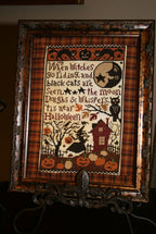 WHEN WITCHES Go RIDING By The Prairie Schooler, Counted Cross Stitch, Halloween, Witch, Autumn, Pumpkins, Chart Pattern Leaflet Book No. 148