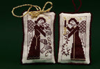BLACKWORK ANGELS By The Prairie Schooler Counted Cross Stitch Leaflet Pattern Chart Book No. 103