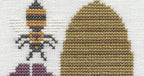 GARDEN BEASTIES by The Prairie Schooler Counted Cross Stitch Leaflet Pattern Chart Book No. 54