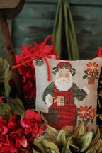 SANTAS REVISITED III The 1987, 1993 & 1996 Schooler Santas by Prairie Schooler, Cross Stitch Pattern, Hoffman Reprint, Chart Book No. 204