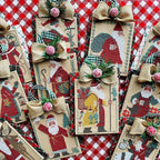 SANTAS REVISITED IV The 1986, 1988 & 1992 Schooler Santas by Prairie Schooler Counted Cross Stitch Pattern, Hoffman Reprint,  Book No. 205