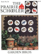 GARDEN BIRDS By The Prairie Schooler Counted Cross Stitch Pattern Leaflet Chart Book No. 56