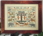 ADAM NAMES THe CREATURES By The Prairie Schooler Counted Cross Stitch Leaflet Pattern Chart Book No. 31