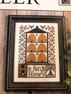G*H*I by The Prairie Schooler Counted Cross Stitch Leaflet Pattern, Hoffman Reprint, Chart Book No. 104