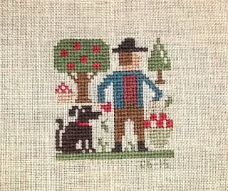 SEPTEMBER By The Prairie Schooler Counted Cross Stitch Pattern Leaflet Chart Book No. 173