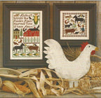AUGUST By The Prairie Schooler Counted Cross Stitch Pattern Leaflet Chart Book No. 176
