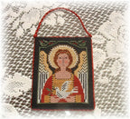 ANGELS By The Prairie Schooler Counted Cross Stitch Pattern, Christmas, Holiday, Ornaments, Leaflet Chart Book No. 42