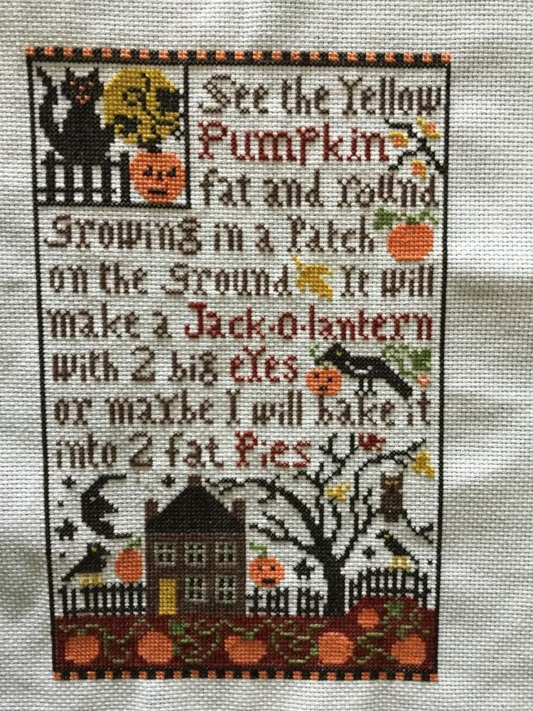 PUMPKIN PATCH By The Prairie Schooler Counted Cross Stitch Leaflet Pattern Chart Book No. 140