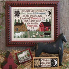 A FARMER'S ALMANAC By The Prairie Schooler Counted Cross Stitch Pattern Leaflet Chart Book No. 144