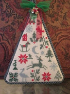 CHRISTMAS TREES By The Prairie Schooler Counted Cross Stitch Leaflet Pattern Chart Book No. 82
