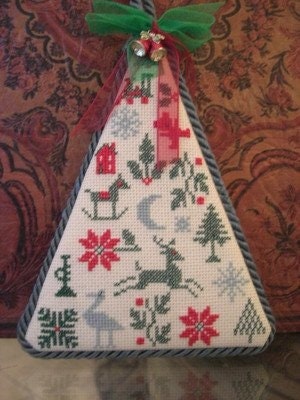 CHRISTMAS TREES By The Prairie Schooler Counted Cross Stitch Leaflet Pattern Chart Book No. 82