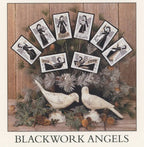 BLACKWORK ANGELS By The Prairie Schooler Counted Cross Stitch Leaflet Pattern Chart Book No. 103