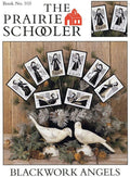 BLACKWORK ANGELS By The Prairie Schooler Counted Cross Stitch Leaflet Pattern Chart Book No. 103